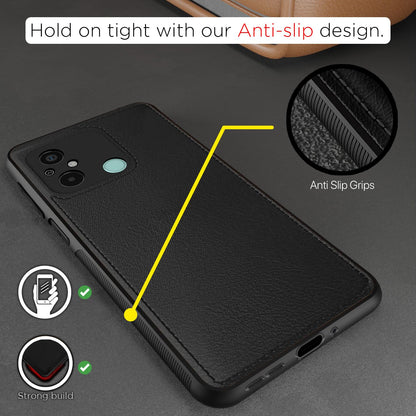 Black phone cover for Redmi 12C/Poco C55 – Pikkme – photo 2