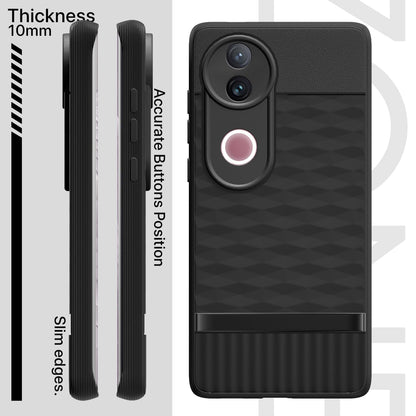 Pikkme Vivo V50 5G / V50e 5G Gencase Back cover (Black)
