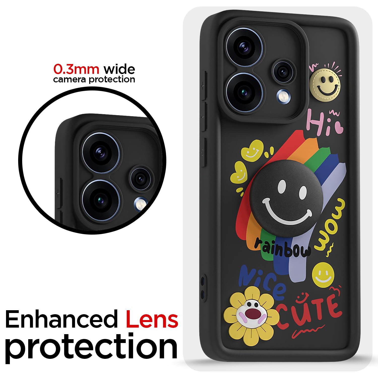 Pikkme Oppo Reno 15F 5G black phone cover – photo 5
