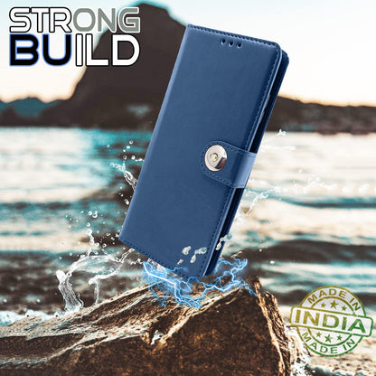 Redmi Note 11/Note 11s Wallet mobile flip cover in button blue by Pikkme – photo 2