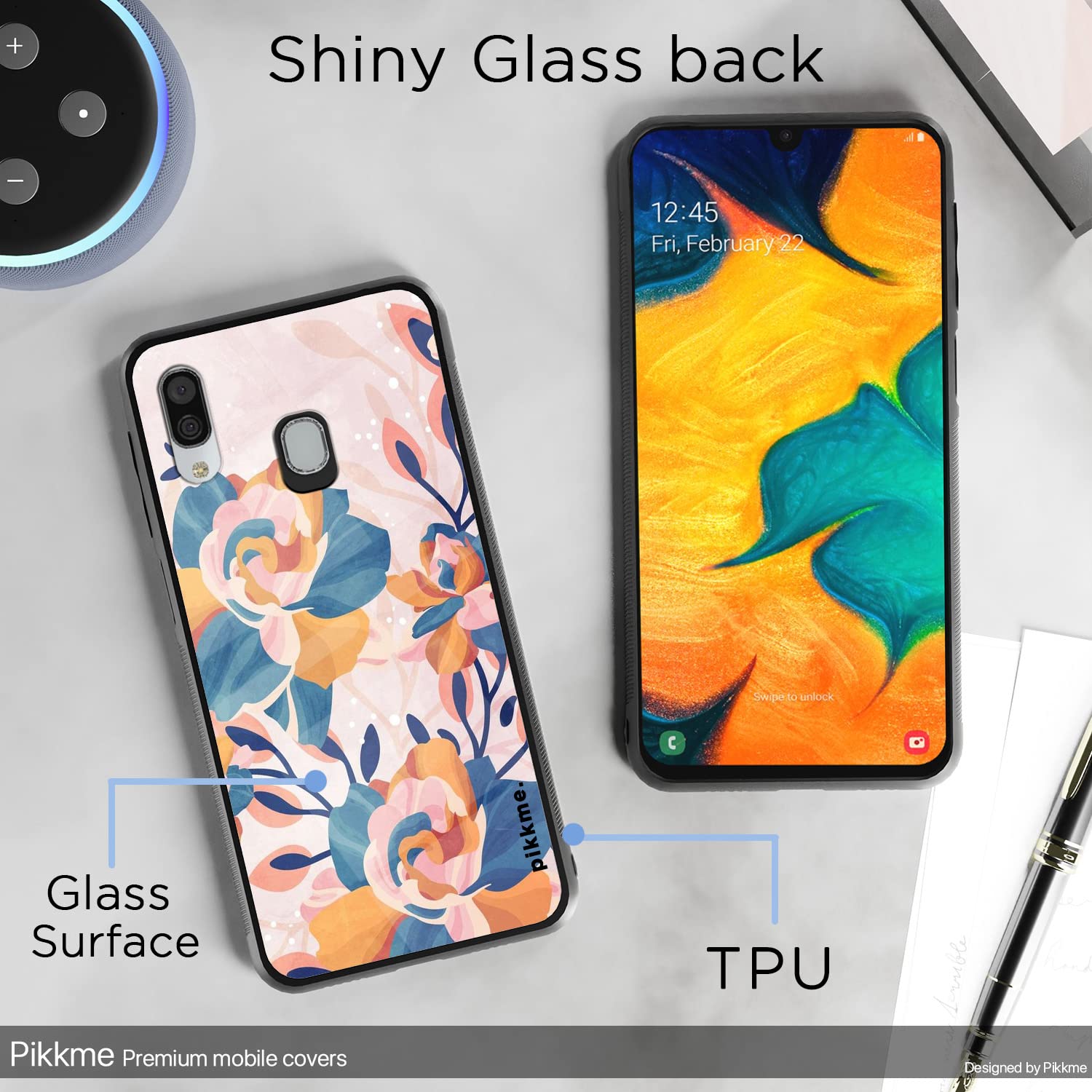 Samsung A20/A30/M10s Flower mobile back cover by Pikkme – photo 3