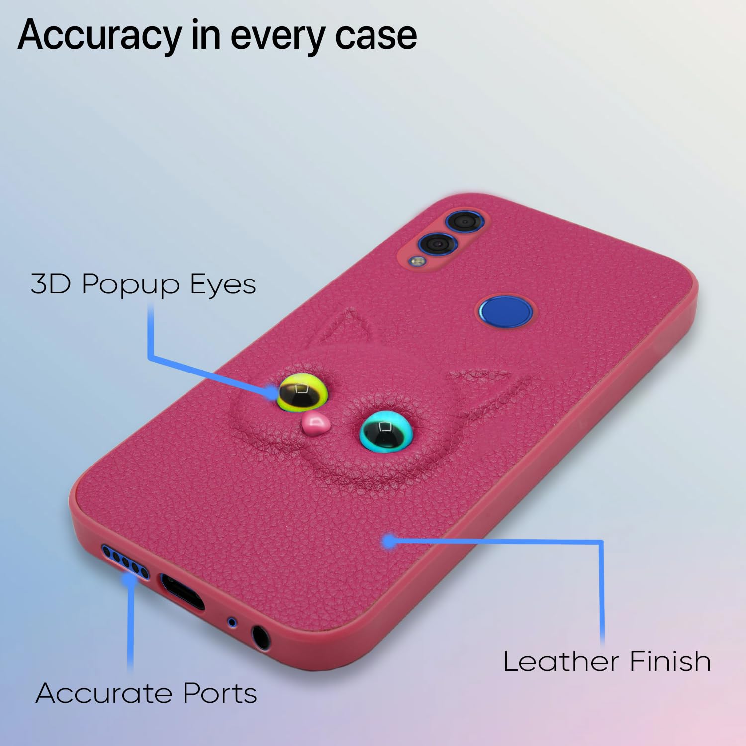 Pikkme pink back cover for Honor 8X – photo 3