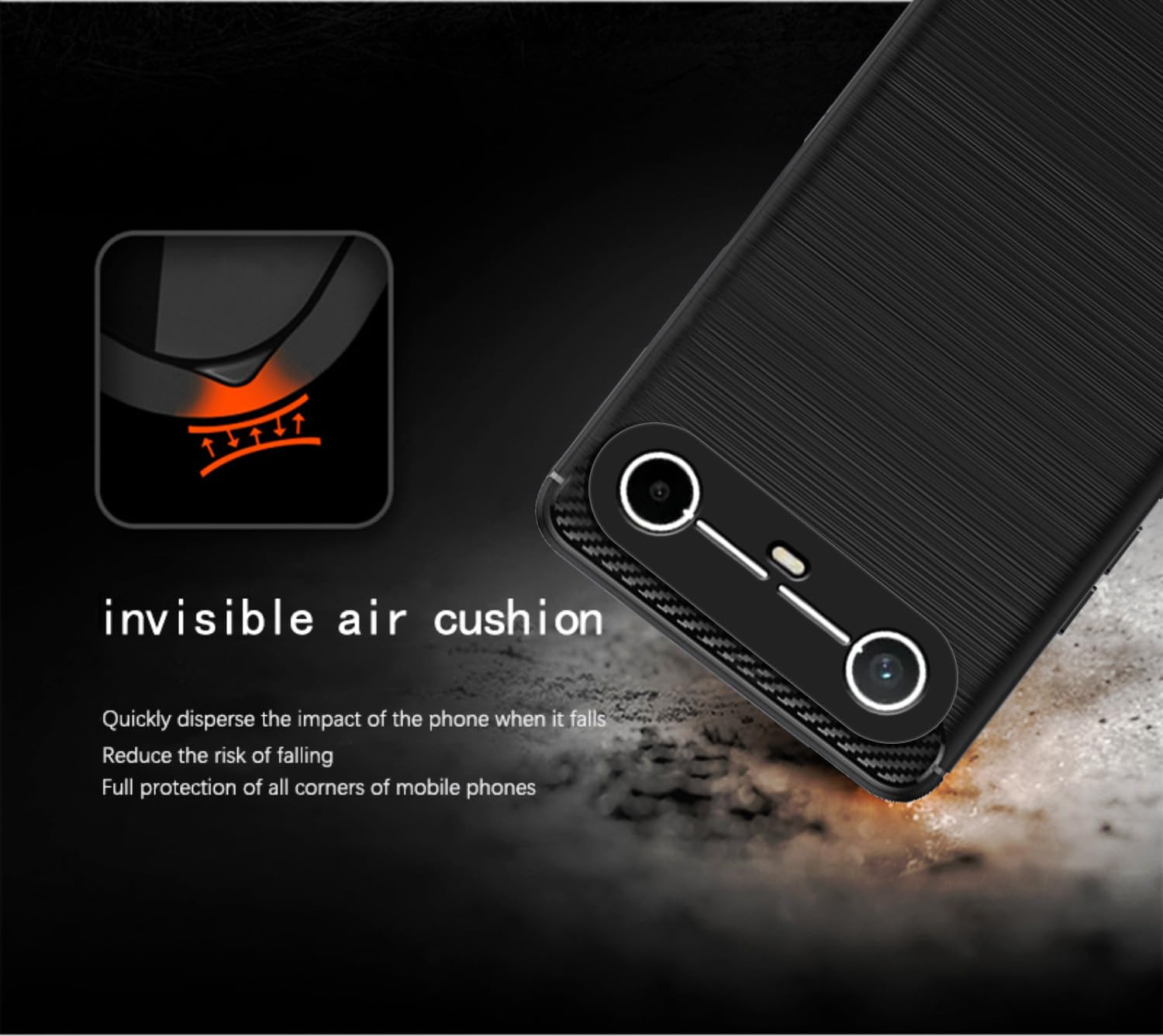 Pikkme Tecno Pova black mobile cover – photo 4