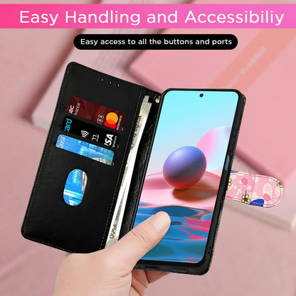 Pikkme Redmi Note 10 / 10s / 11 SE  Flower Flip Cover (Pink)
