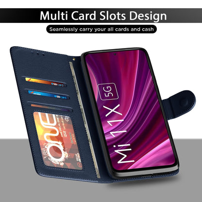 Mi 11x/11x Pro mobile flip cover in blue by Pikkme – photo 5