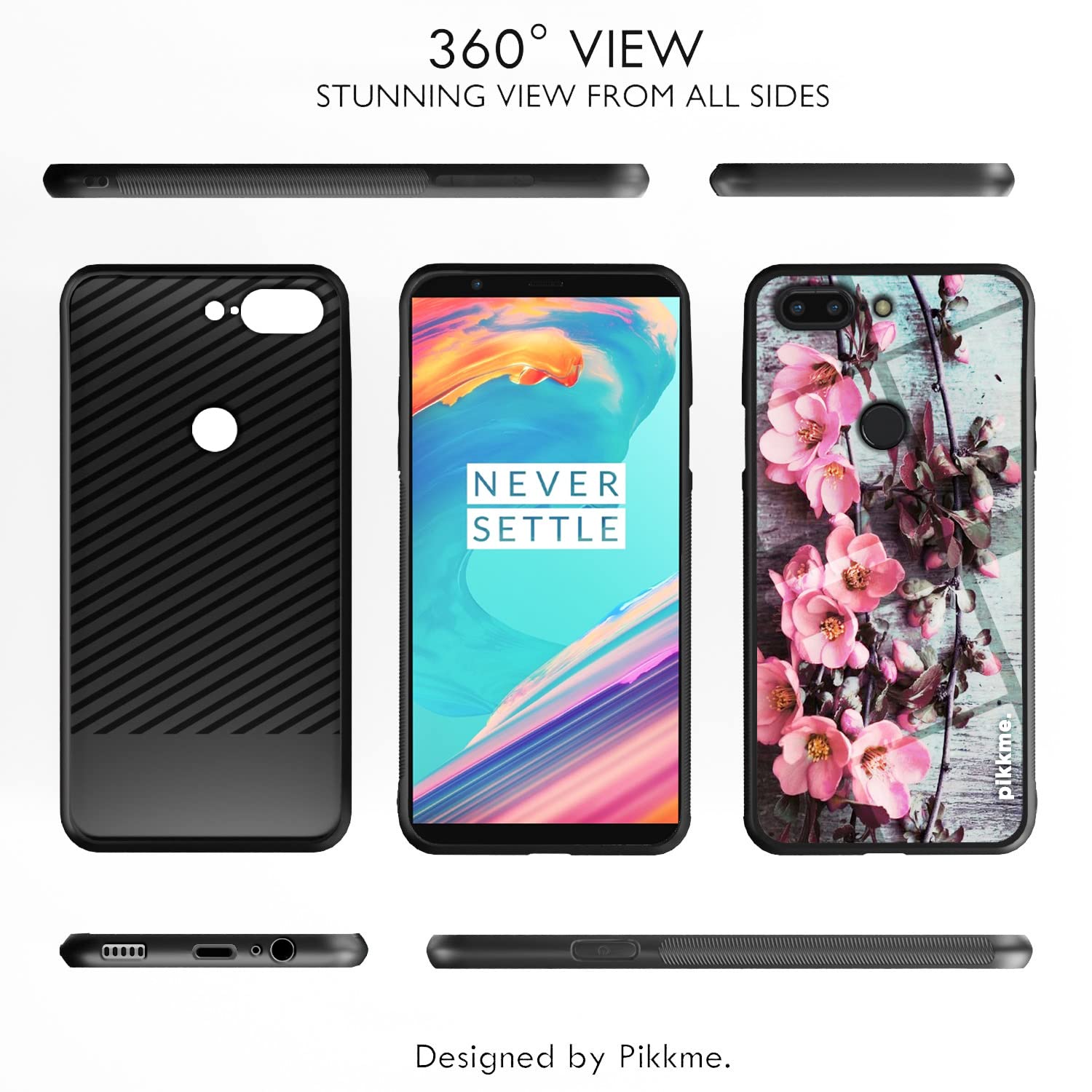 Pikkme OnePlus 5T Flower mobile cover – photo 2