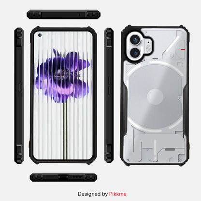 Nothing Phone 2 Hybrid mobile cover in black by Pikkme – photo 3