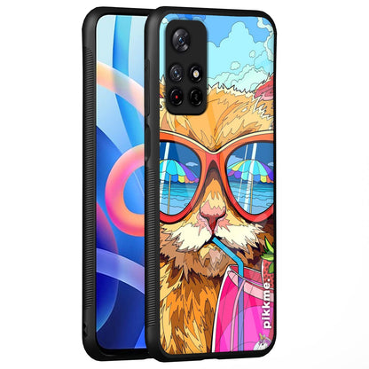 Redmi Note 11T/Poco M4 Pro 5G Cat mobile cover by Pikkme