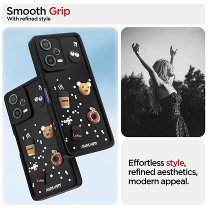 Pikkme black mobile cover for Redmi Note 12 – photo 2