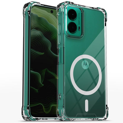 Transparent mag-safe back cover for Moto G45 5G – Pikkme