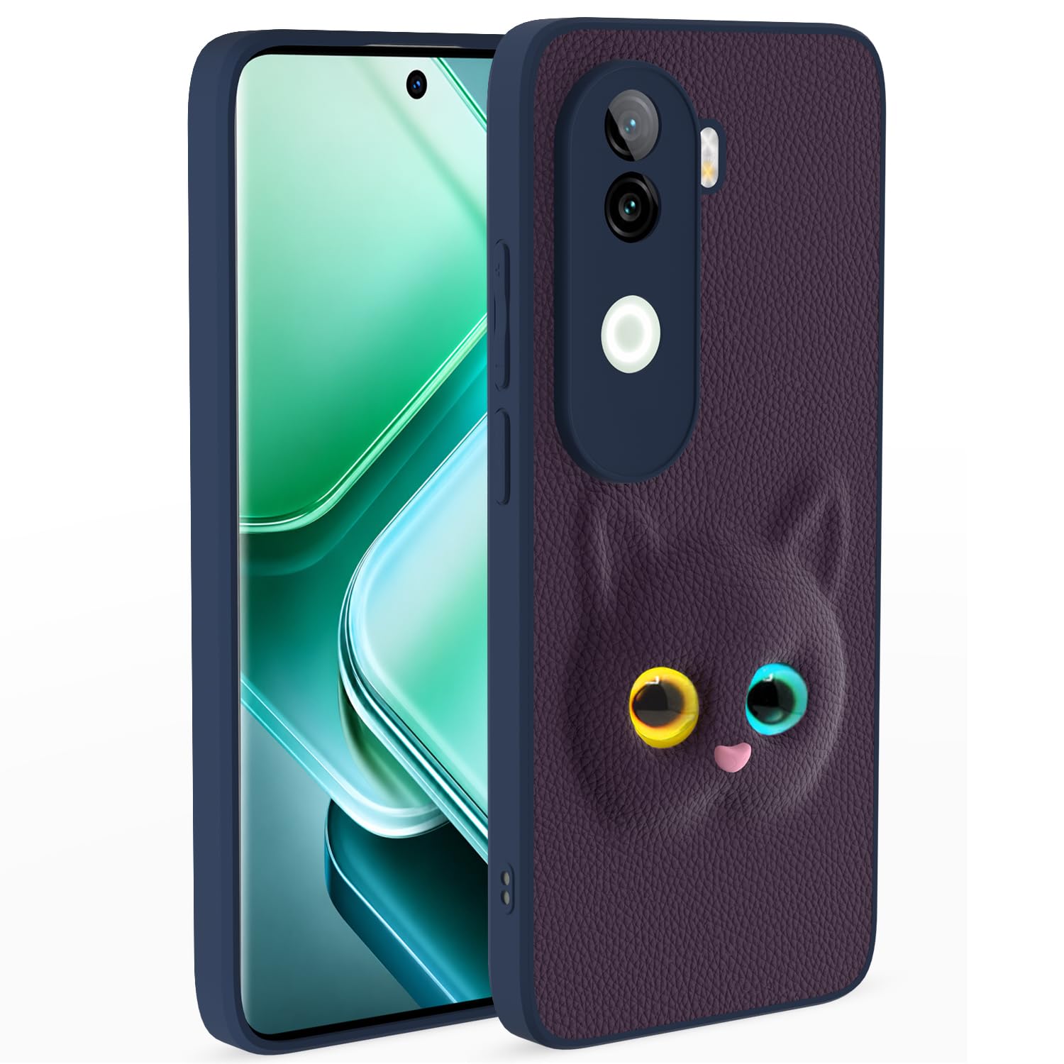 iQOO Z9s/Vivo V40e 5G Kitty back cover in purple by Pikkme