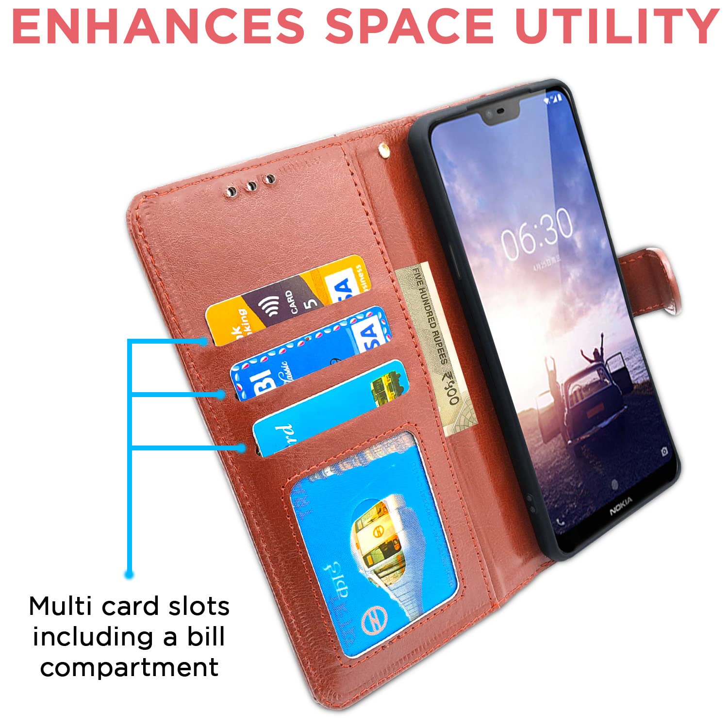 Pikkme wallet flip cover for Nokia 4.2 – photo 3