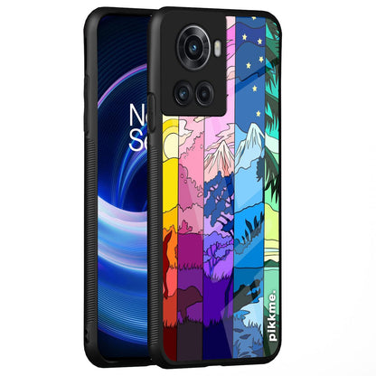 Pikkme OnePlus 10R Hybrid mobile back cover