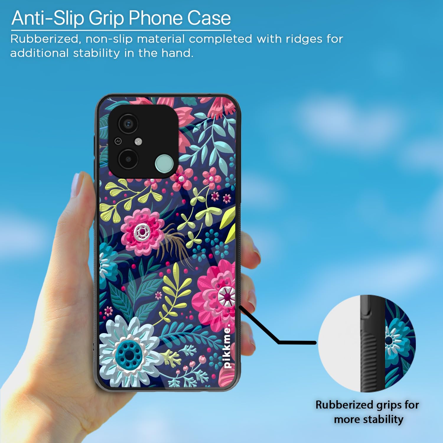 Flower Mobile cover for Redmi 12C/Poco C55 – Pikkme – photo 5