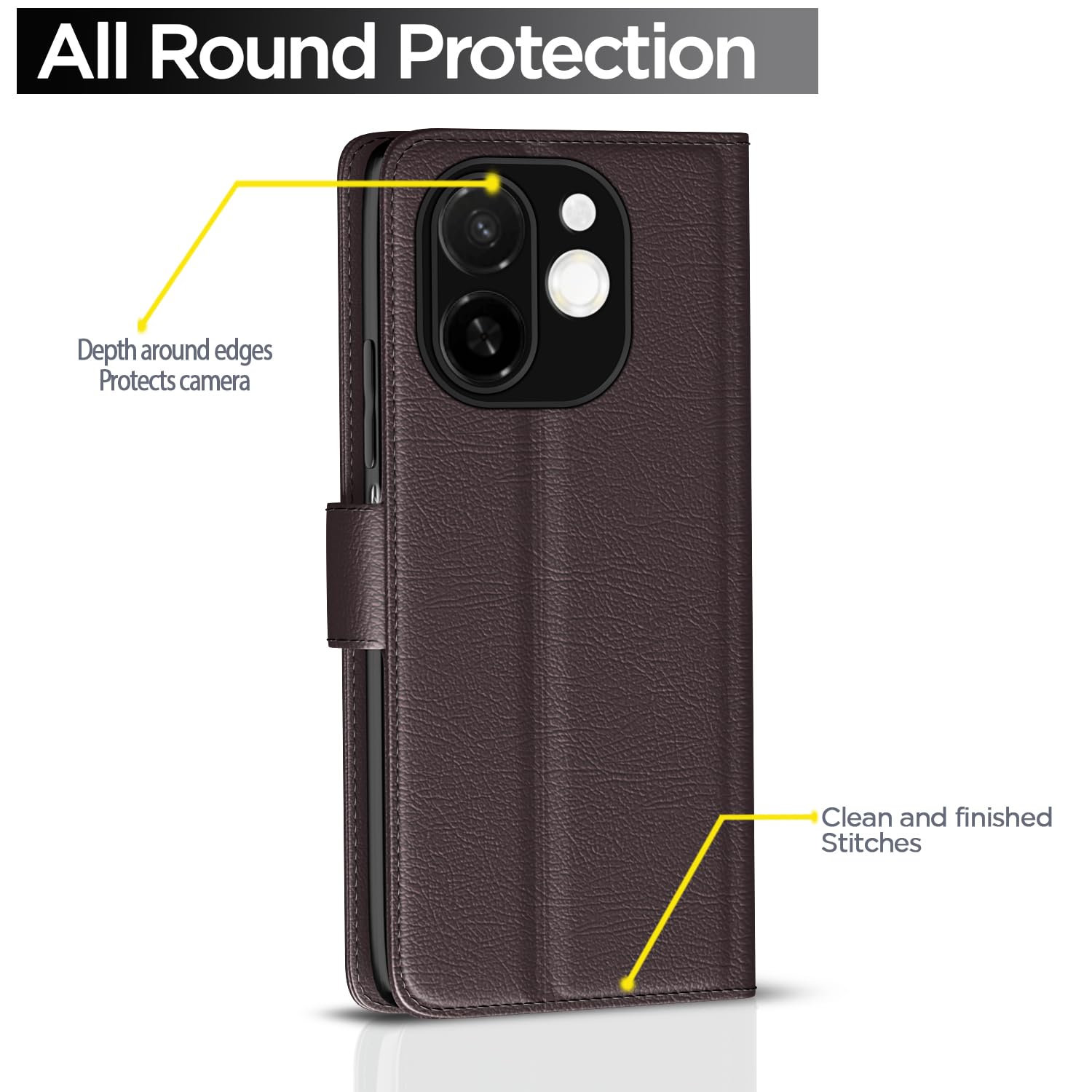Coffee flip case for Tecno Spark 30C 5G – Pikkme – photo 4