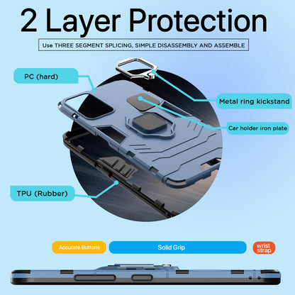 Pikkme blue D5 Tough Armor mobile cover for Samsung A15 5G – photo 4