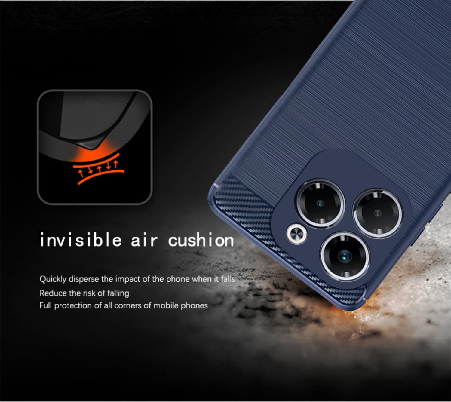Pikkme blue Hybrid back cover for Infinix Note 40X 5G – photo 4