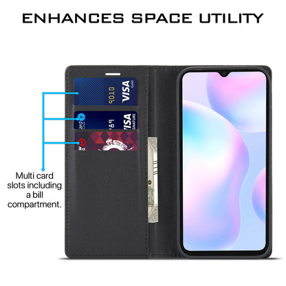 Black Wallet flip cover for Redmi 9A/9i/9A Sport – Pikkme – photo 3