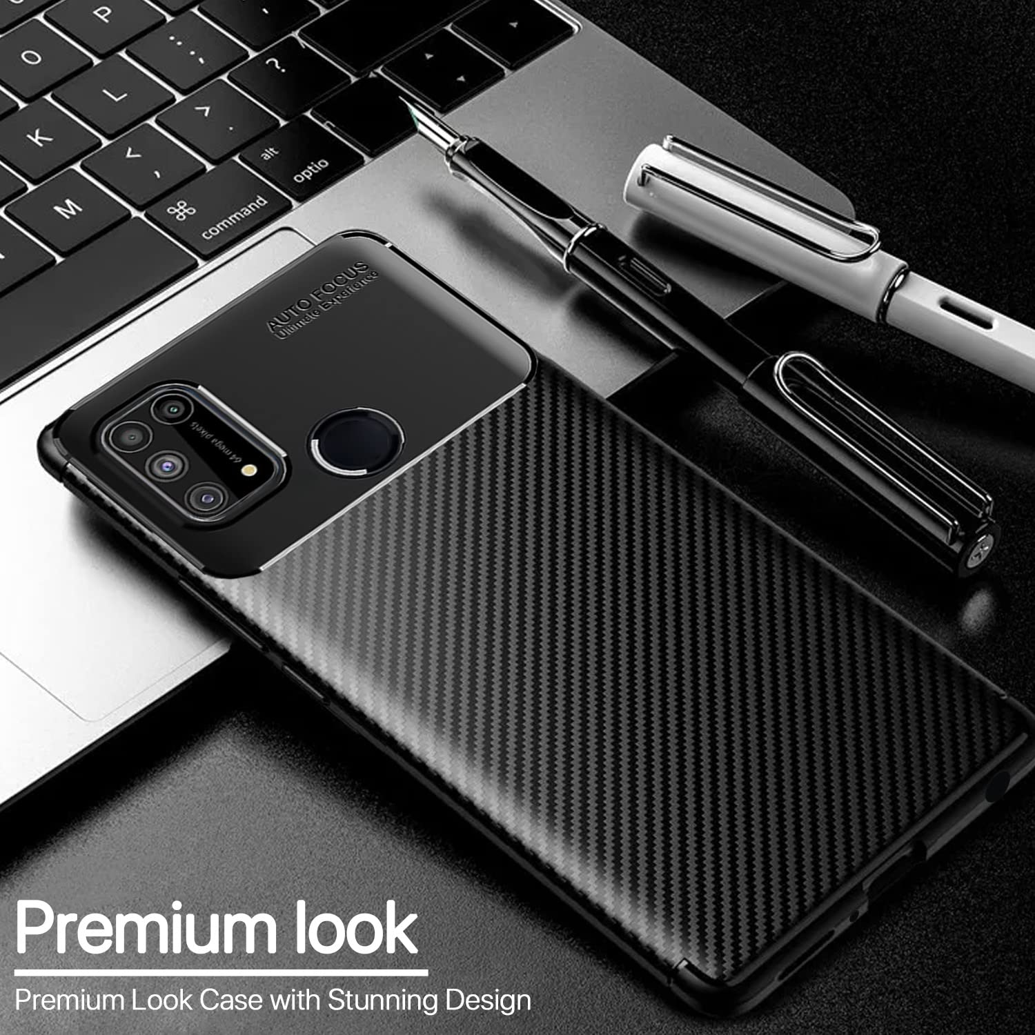 Samsung M31/M31 Prime/F41 mobile back cover in black by Pikkme – photo 3