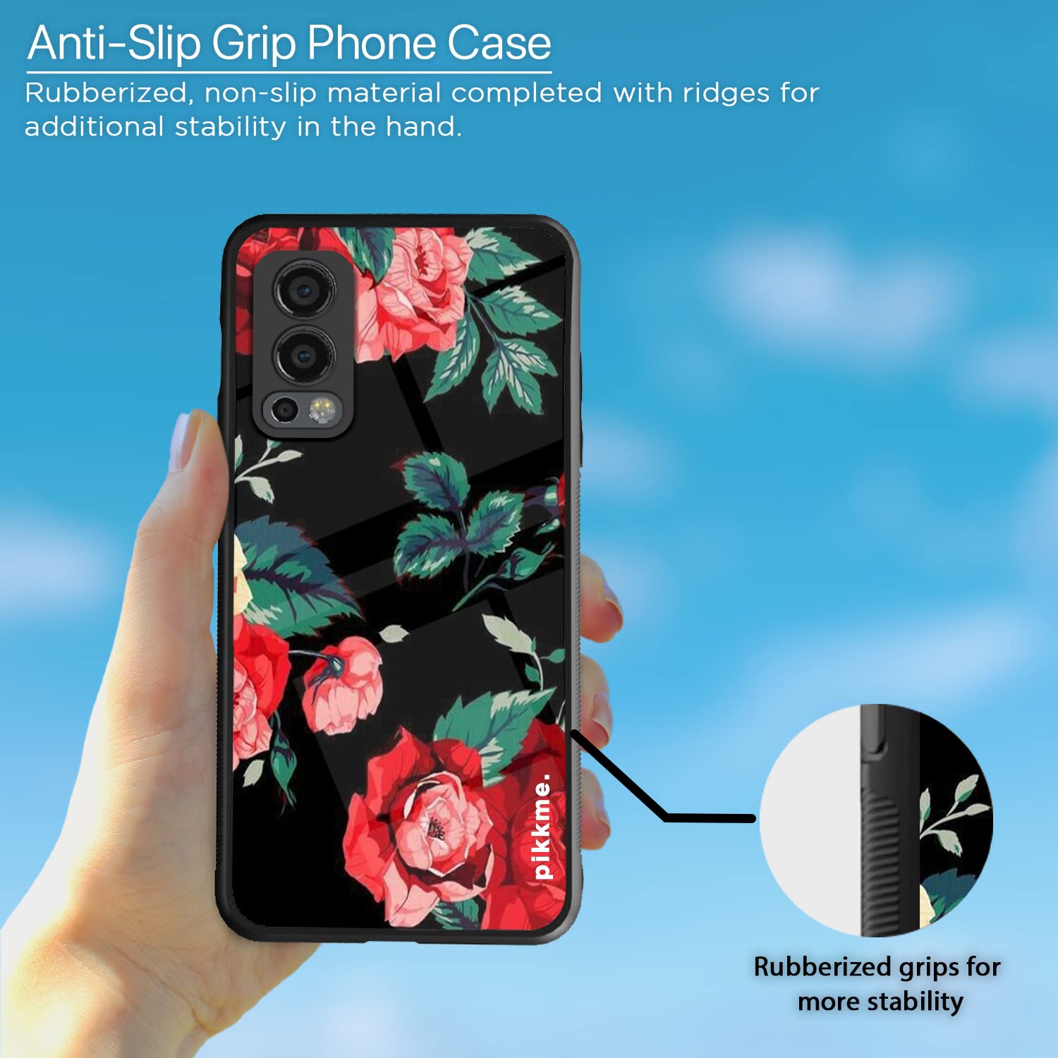 Pikkme Flower mobile cover for OnePlus Nord 2 5G – photo 5