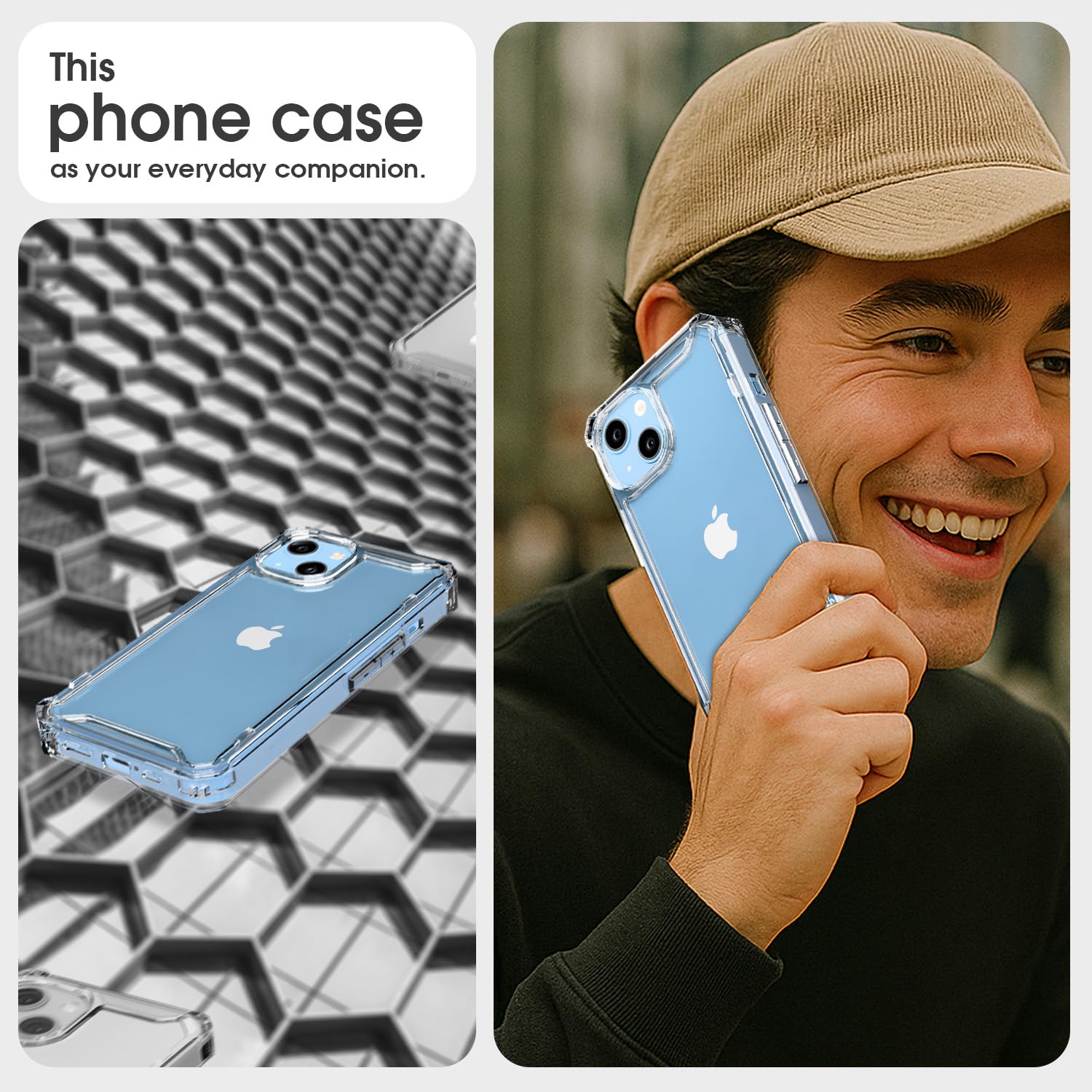 Transparent phone cover for iPhone 13/14 – Pikkme – photo 6