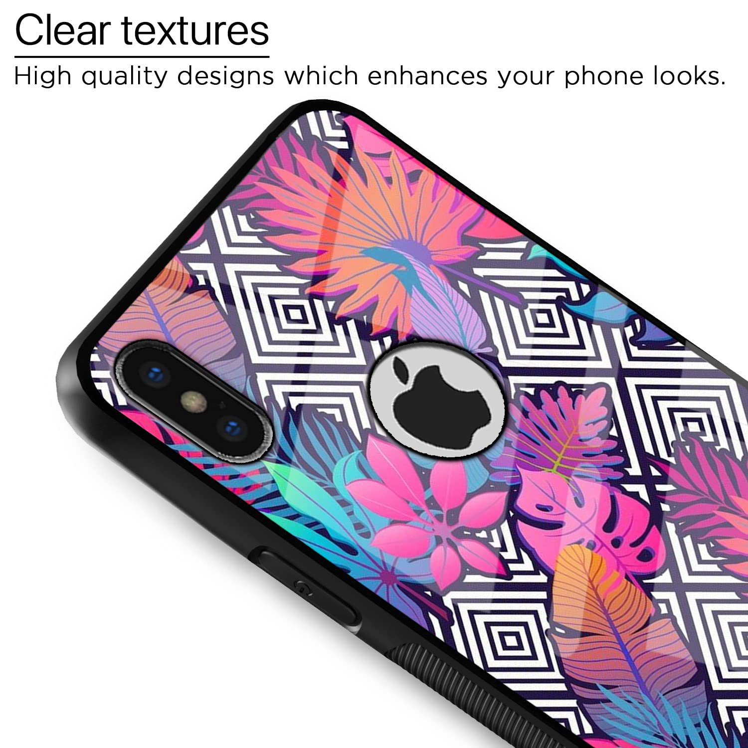 iPhone X/XS Flower mobile cover by Pikkme – photo 4