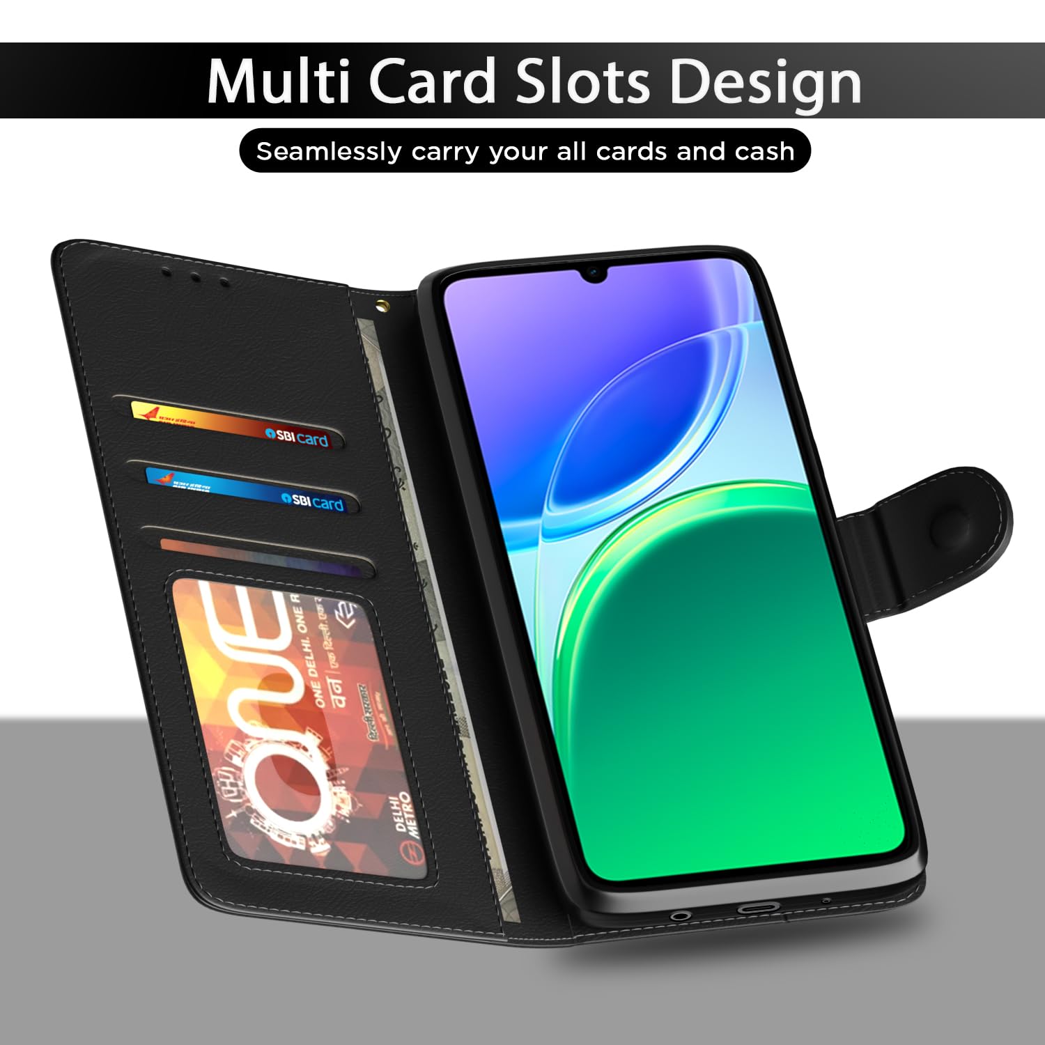 Pikkme black flip cover for Redmi A7 – photo 5