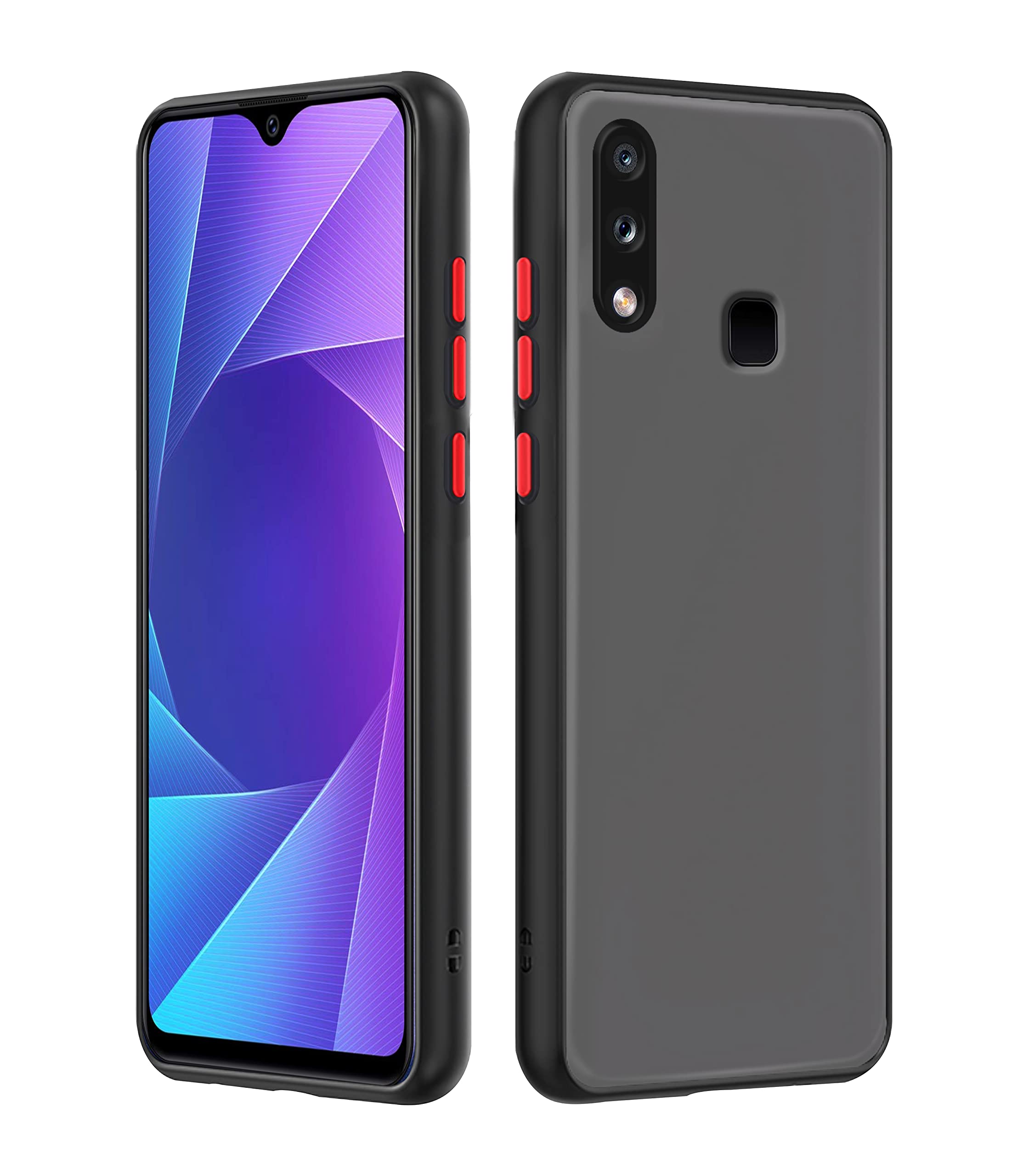 Vivo Y91/Y93/Y95 mobile cover in black by Pikkme
