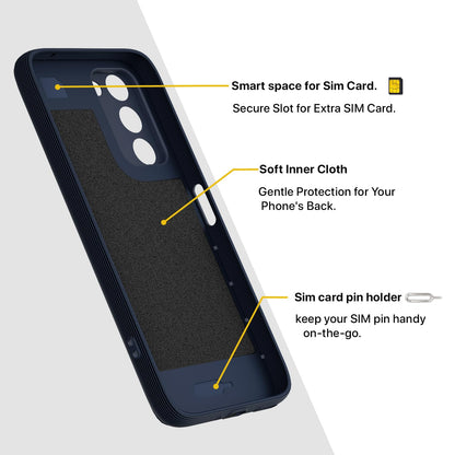 Blue Silicone phone cover for Realme P4 Lite 5G – Pikkme – photo 6