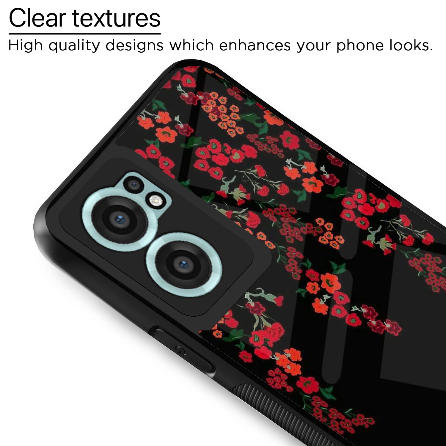 Pikkme Flower mobile back cover for OnePlus Nord CE 2 5G – photo 4