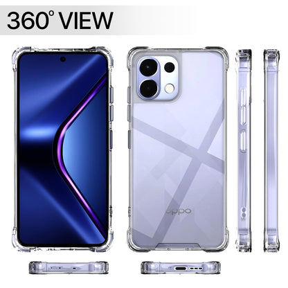 Pikkme Oppo K13 5G PC + TPU Crystal Clear Back Cover (Transparent)