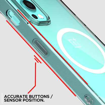 Pikkme OnePlus Nord 2 5G transparent mag-safe back cover – photo 6