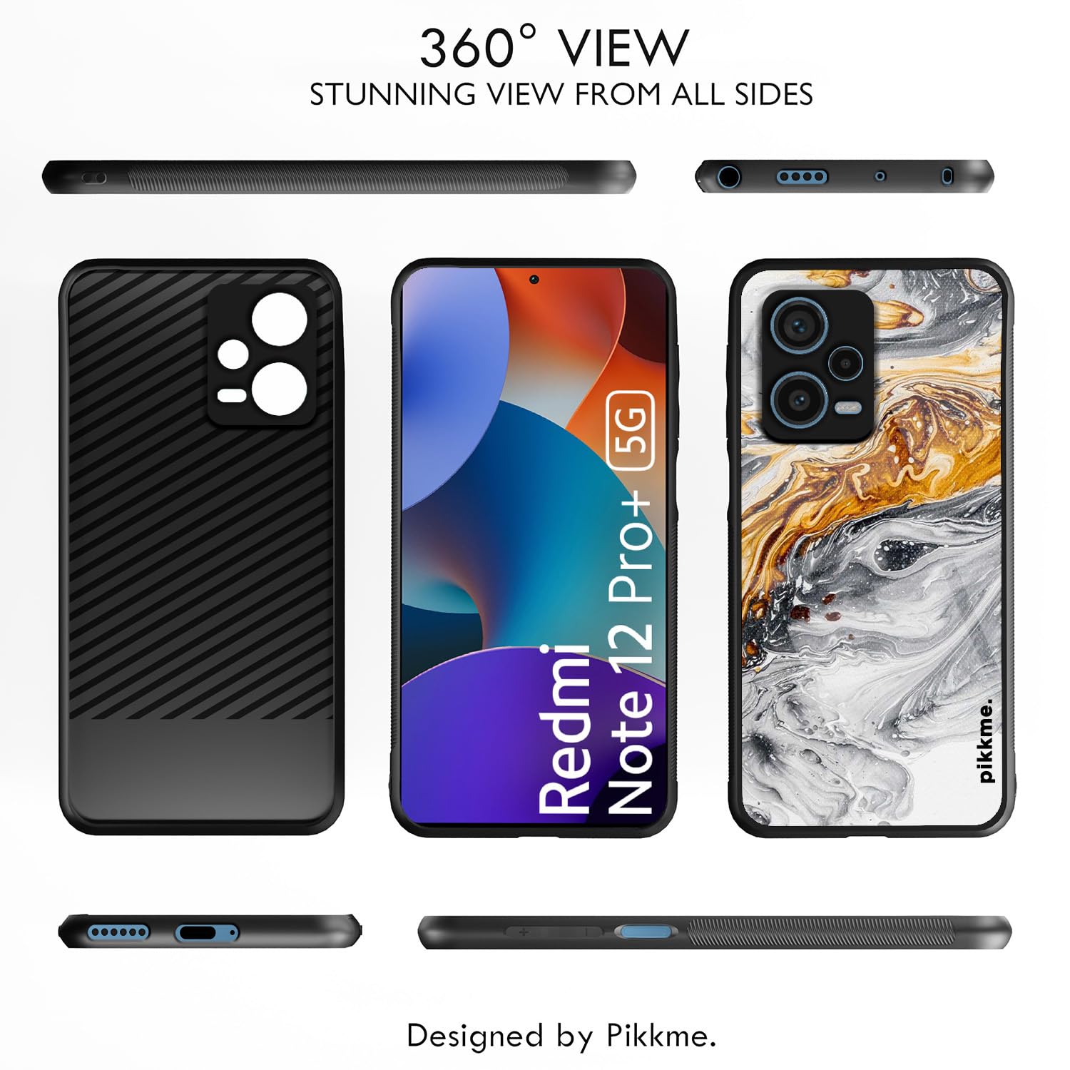 Pikkme Redmi Note 12 Pro Plus 5G Hybrid mobile cover – photo 2