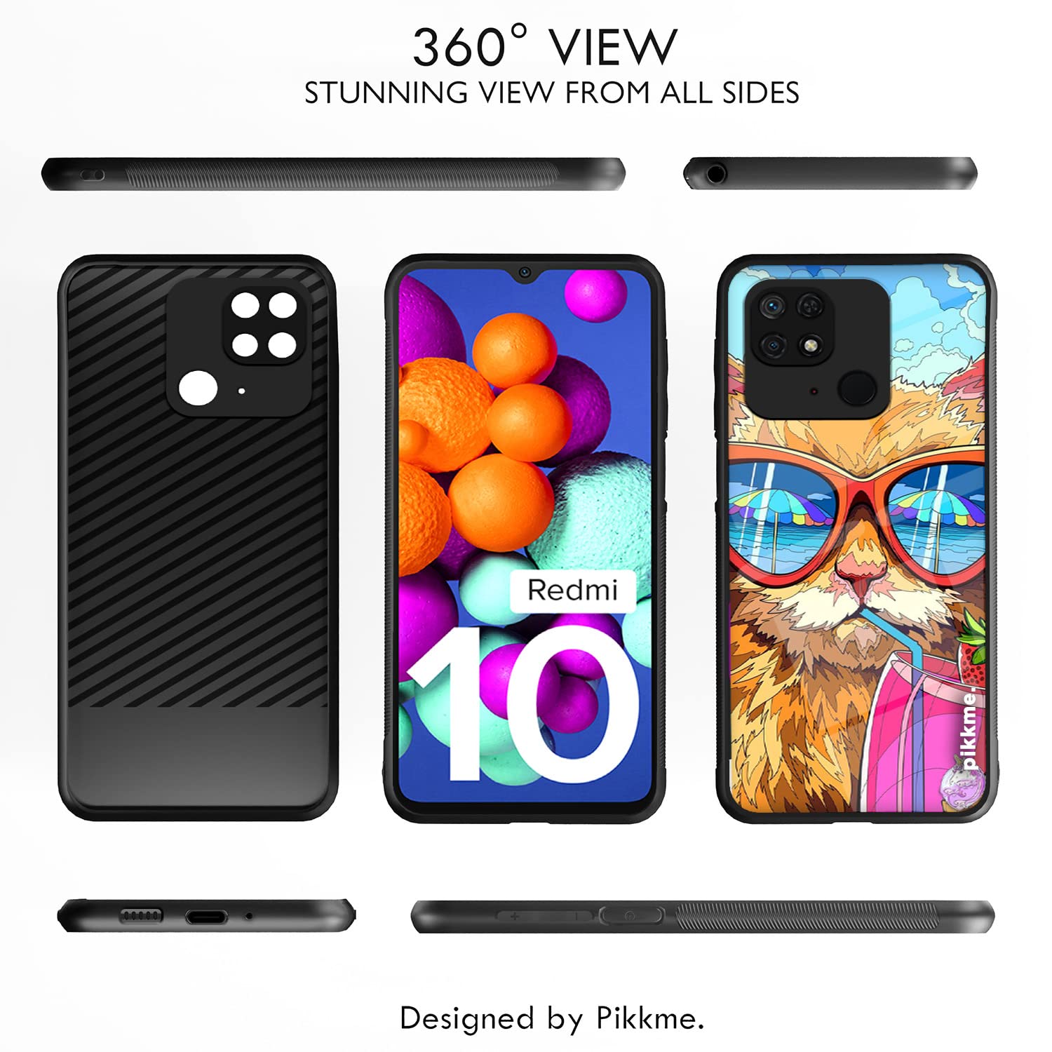 Pikkme Redmi 10/10 Power Cat mobile cover – photo 2