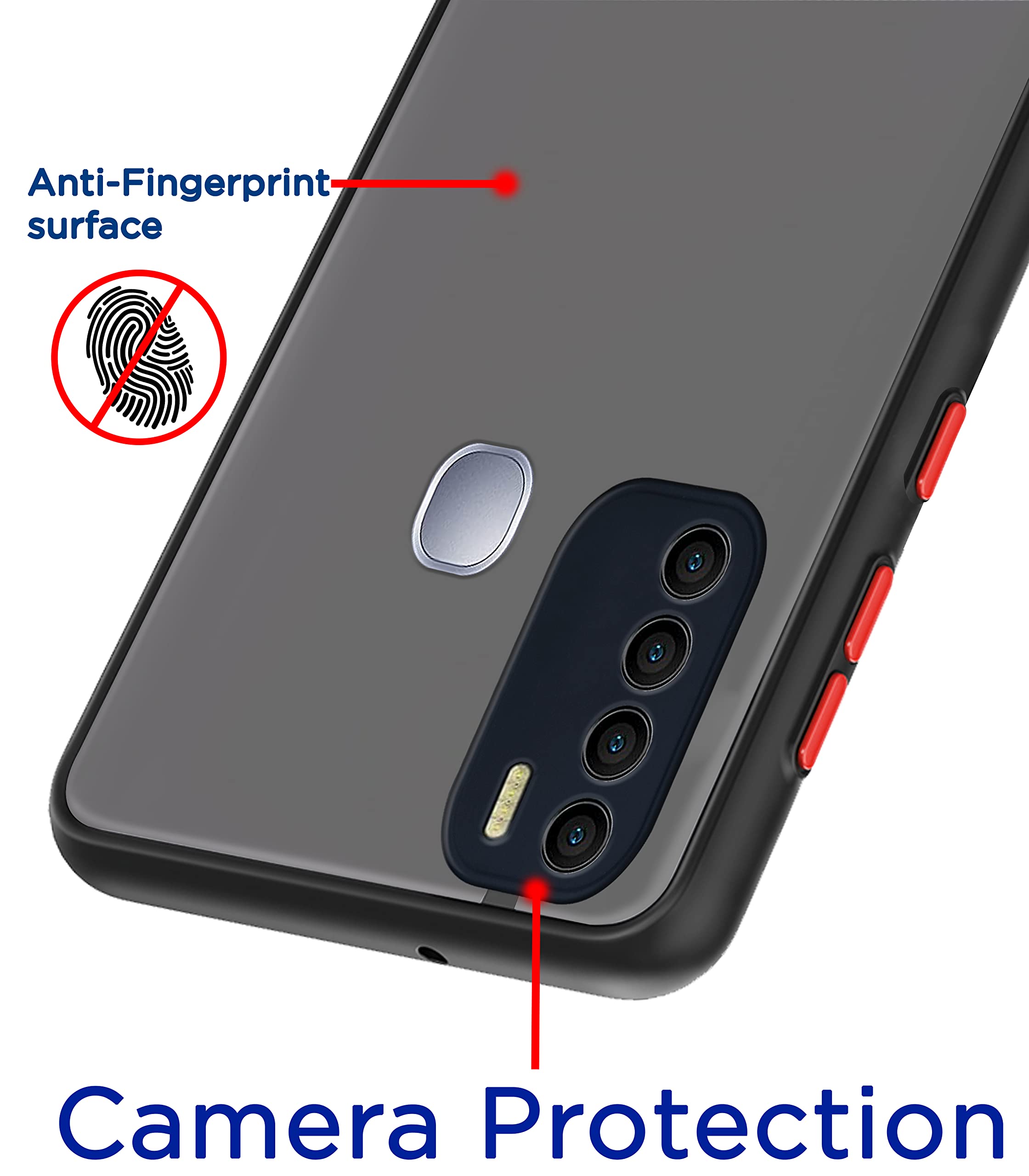 Pikkme black phone cover for Infinix Hot 9/Hot 9 Pro – photo 2