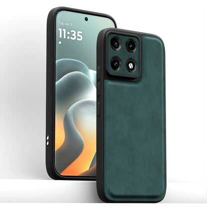 Pikkme Moto Edge 70 Pro 5G Leather green mobile cover – photo 2