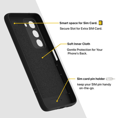 Black Silicone mobile back cover for Realme P4R 5G – Pikkme – photo 6