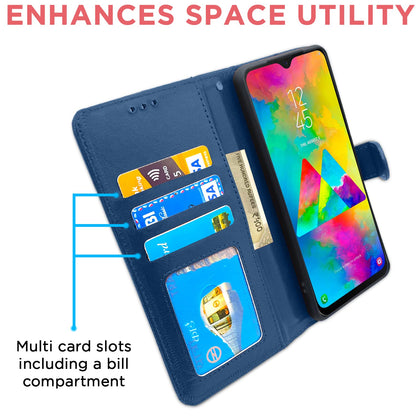 Pikkme blue Wallet flip cover for Samsung M20 – photo 3