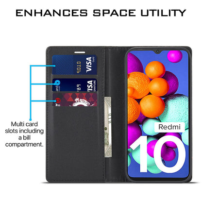 Pikkme black flip case for Redmi 10/10 Power – photo 3