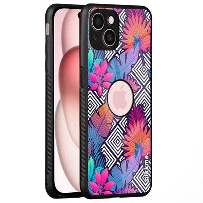 Pikkme iPhone 15 Flower mobile back cover
