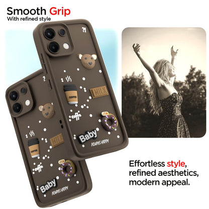Oppo K13 5G/3D back cover in brown by Pikkme – photo 2
