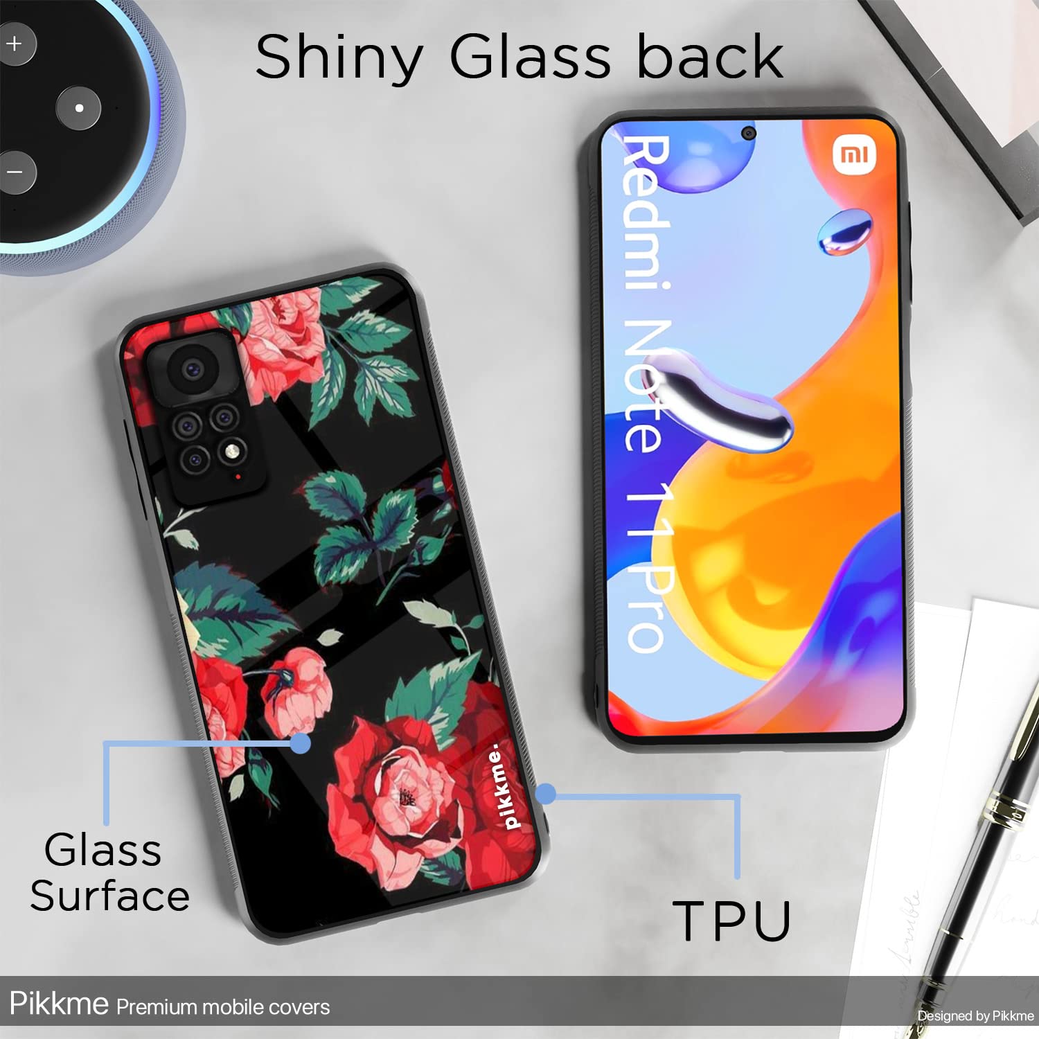 Redmi Note 11 Pro/Note 11 Pro Plus 5G Flower mobile cover by Pikkme – photo 3