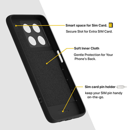 Pikkme Moto G37 5G black mobile back cover – photo 6