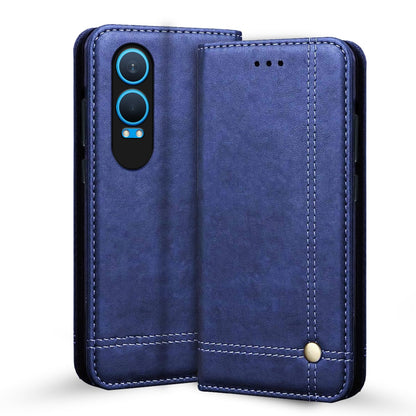 Blue Magnetic flip case for OnePlus Nord CE 4 Lite 5G – Pikkme