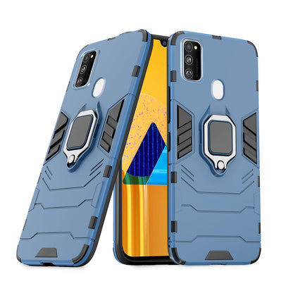 Samsung Galaxy M21 / M30s / M21 2021 D5 Tough Armor Back Cover - Blue