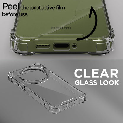 Pikkme transparent PC-TPU mobile cover for Redmi A4/14C/Poco C75 5G – photo 3