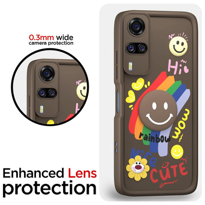 Vivo Y31/Y51 Soft Silicone phone cover in brown by Pikkme – photo 5