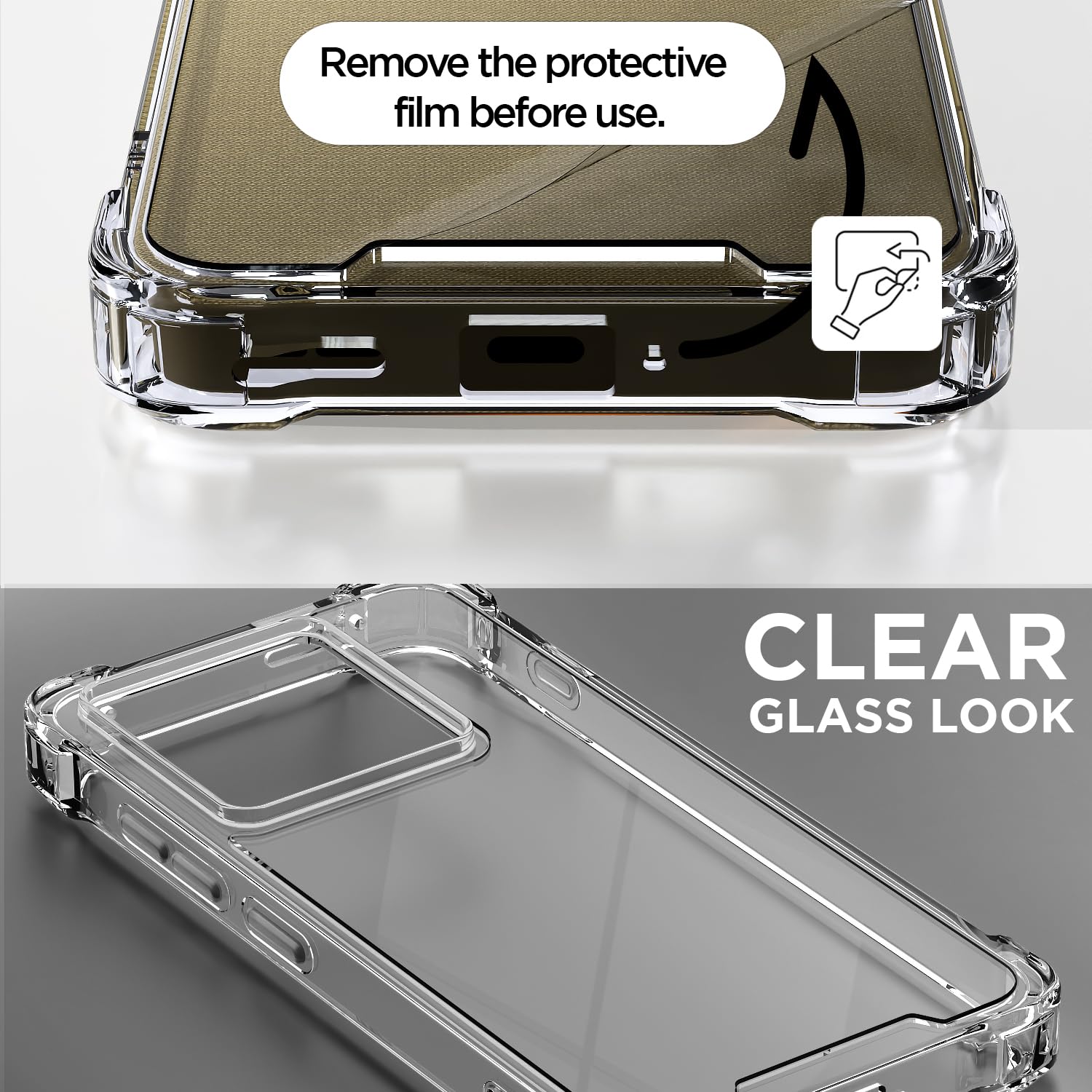 Transparent PC-TPU mobile back cover for Moto Edge 70 Ultra 5G – Pikkme – photo 3