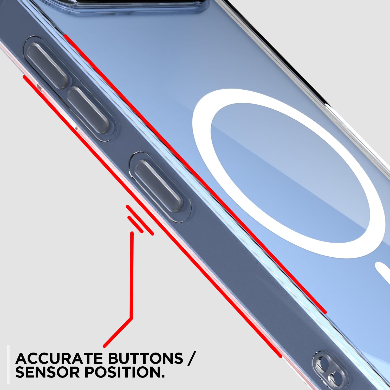 Transparent mag-safe mobile cover for Tecno Pova – Pikkme – photo 6