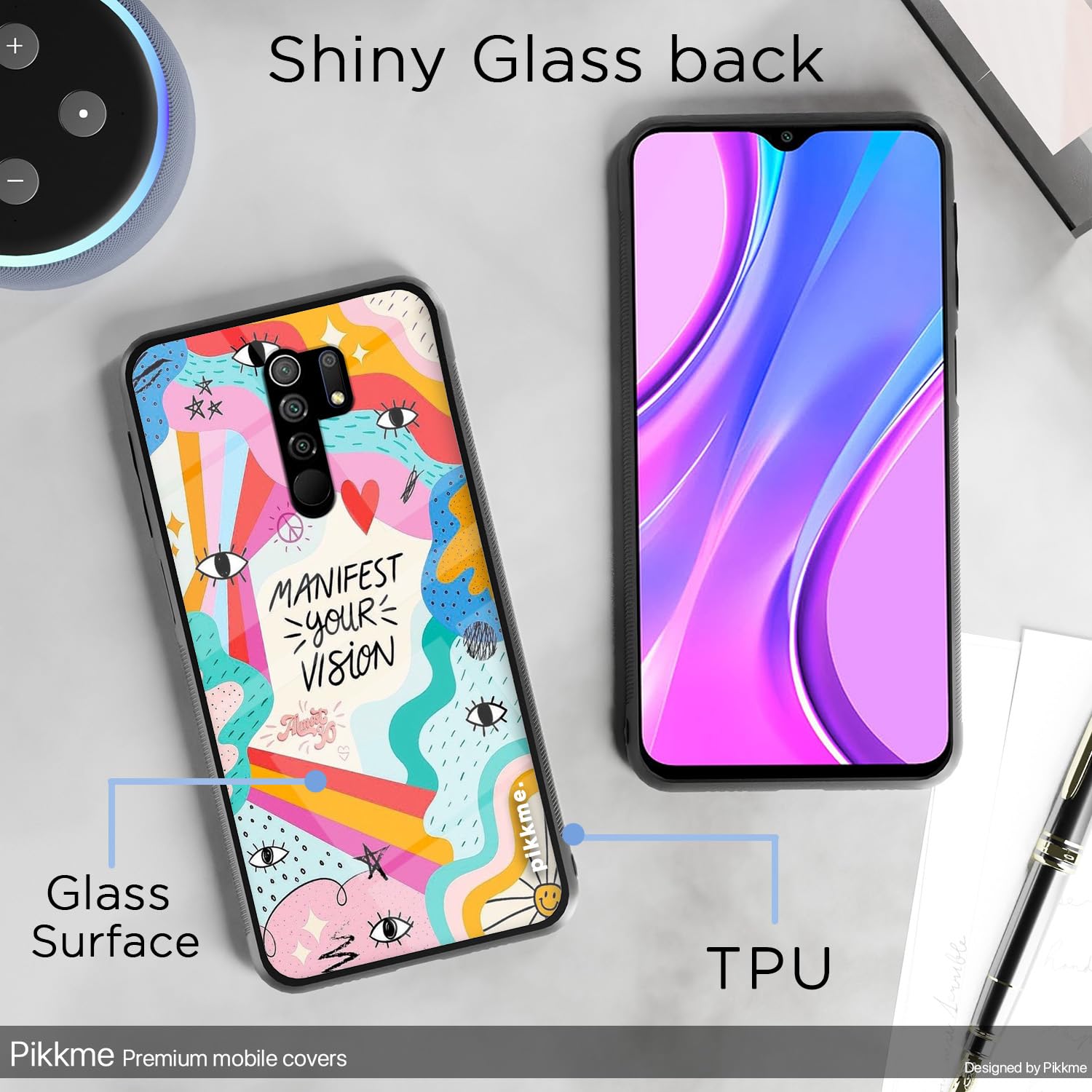 Redmi 9 Prime Hybrid mobile back cover by Pikkme – photo 3